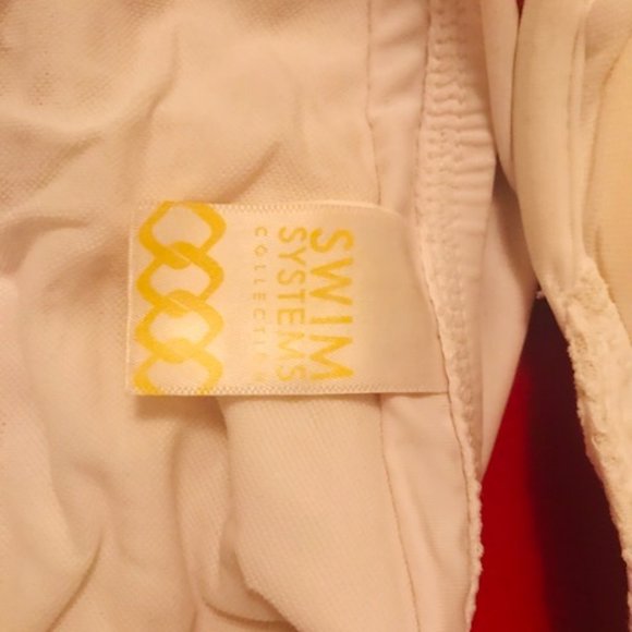 SWIM SYSTEMS WHITE LACE BIKINI TOP AND BOTTOM, NEW - Picture 2 of 5